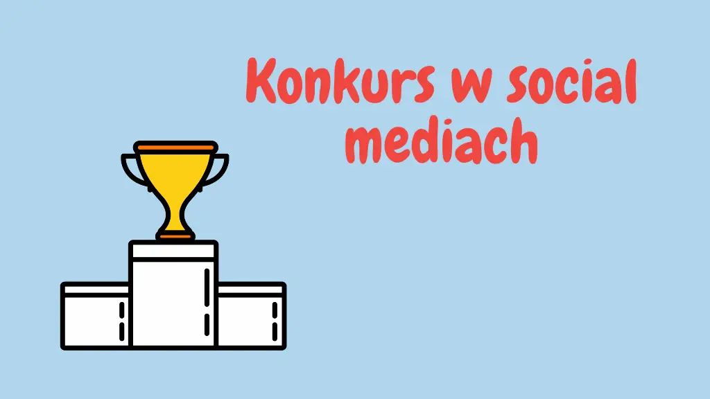 Konkurs w mediach społecznościowych